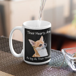Chihuahua, deras hjärtan är lika stora som deras h kaffemugg