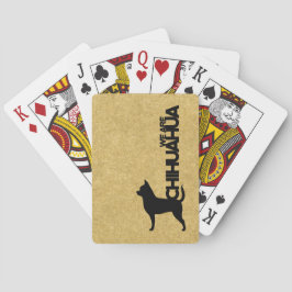 Chihuahua Dog Breed Playing Cards Theme Casinokort