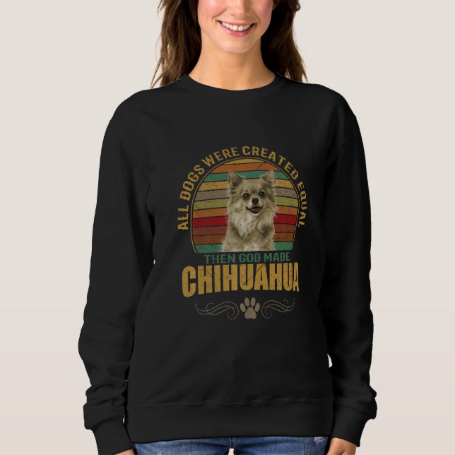 Chihuahua Dog Breeds Pet Dogs Men Women Premium T Shirt (Framsida)