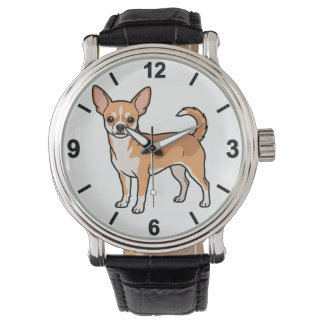 Chihuahua Dog Wrist Watch Cute Pet Style Armbandsur