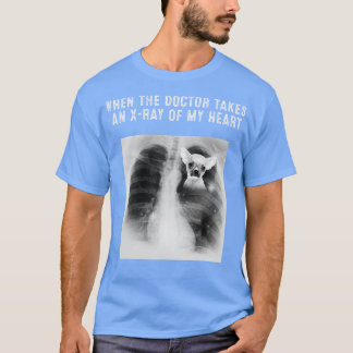 CHIHUAHUA Doktor tar en XRay ur mitt hjärta T Shirt