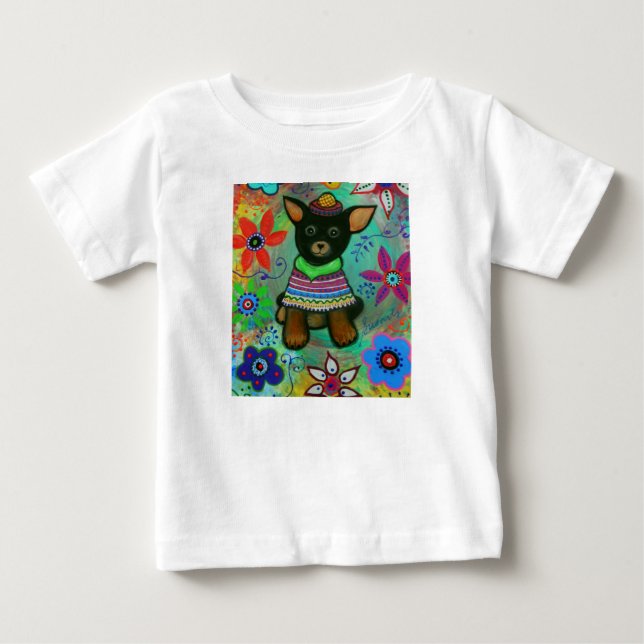 Chihuahua El Perrito av fångarna T Shirt (Framsida)