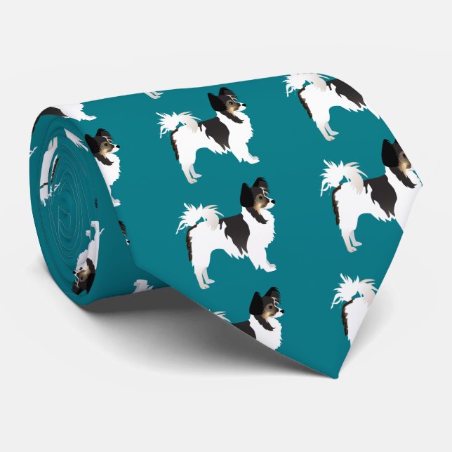 Chihuahua eller Papillon Basic Design med lång sma Slips (Rullad)