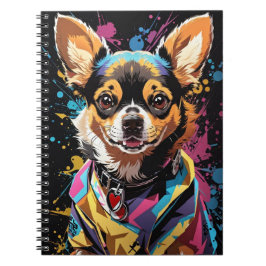 CHIHUAHUA färglös stänk Anteckningsbok