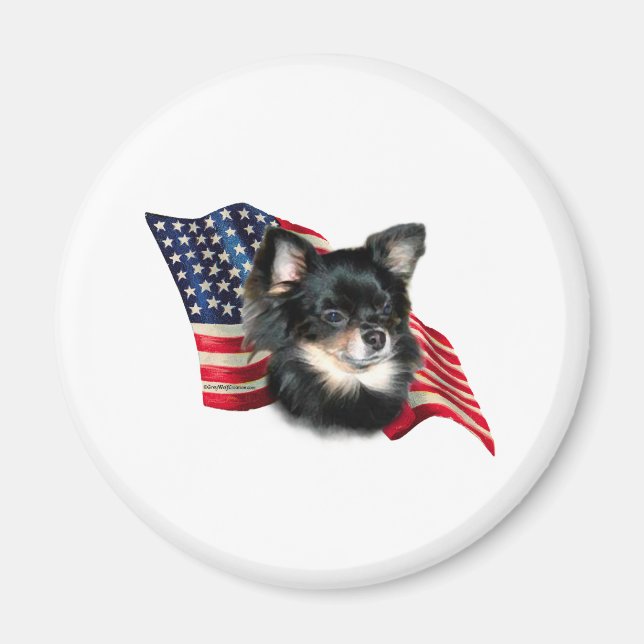 Chihuahua Flagga Magnet (Framsidan)