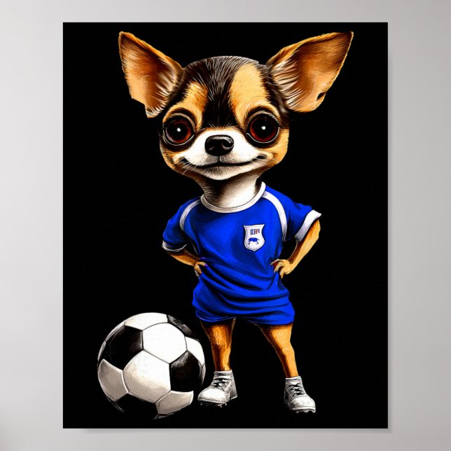 Chihuahua Footbyll  Poster (Framsidan)