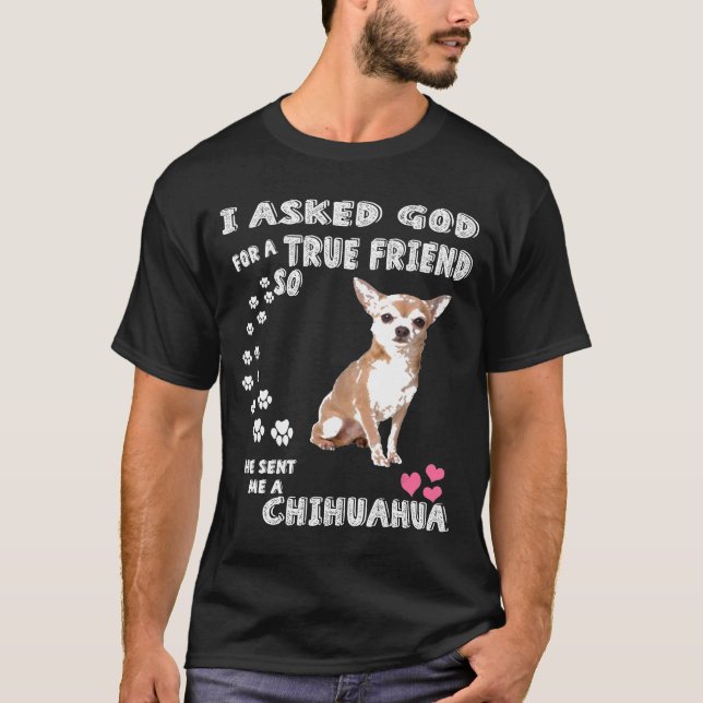 Chihuahua for Women Funny Chihuahua T Shirt (Framsida)