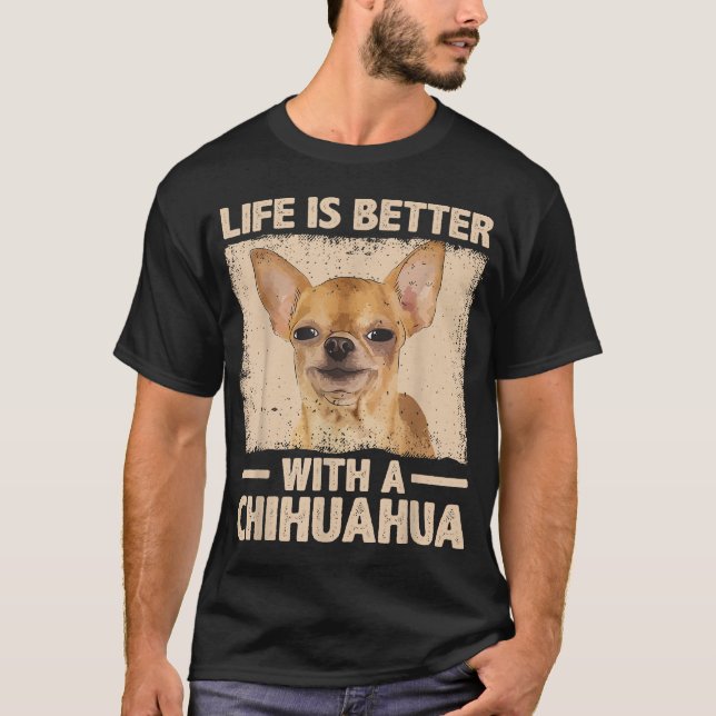 Chihuahua for Women Manar T Shirt (Framsida)
