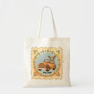 Chihuahua Förar Bil Totebag Tygkasse