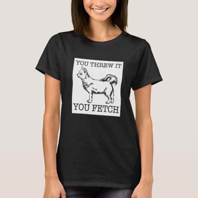Chihuahua funny dog lover gift Premium T Shirt (Framsida)