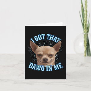 Chihuahua Funny Meme I Har att jag tog T-shirt Kort