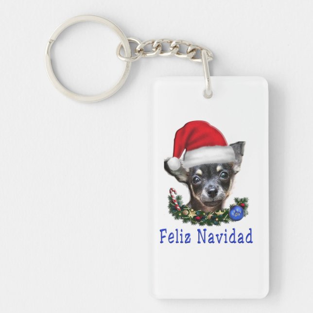 Chihuahua-gåvor Nyckelring (Framsidan)