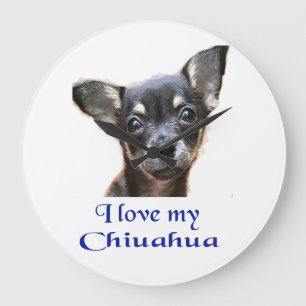 Chihuahua-gåvor Stor Klocka