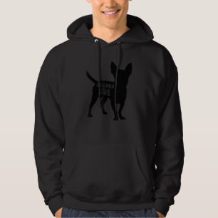 Chihuahua Girl Funny Chihuahua Owner Hund älskare Hoodie