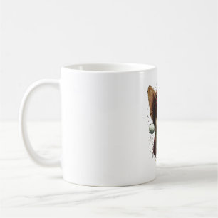 Chihuahua God jul X-Mas Träd Cute Kaffemugg