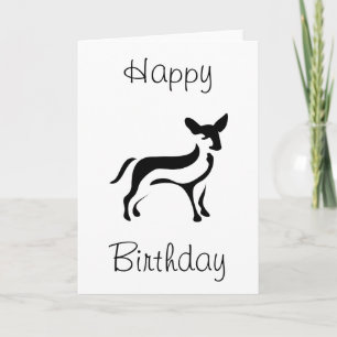 Chihuahua Grattis på födelsedagen Kort