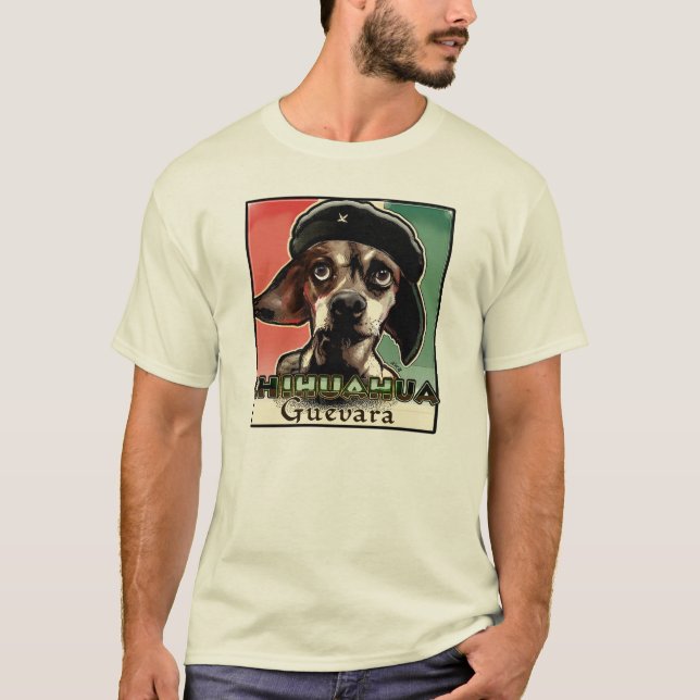 Chihuahua Guevara Tee Shirt (Framsida)