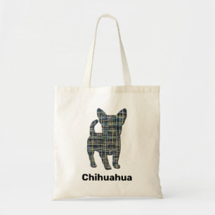 Chihuahua Gult & Black Grid Linjer Tygkasse