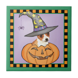 Chihuahua Halloween Kakelplatta