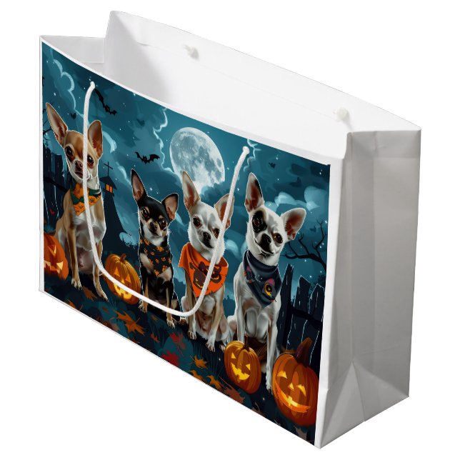 Chihuahua Halloween Kuslig (Framsidan Vinklad)