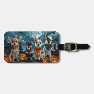Chihuahua Halloween Kuslig Bagagebricka