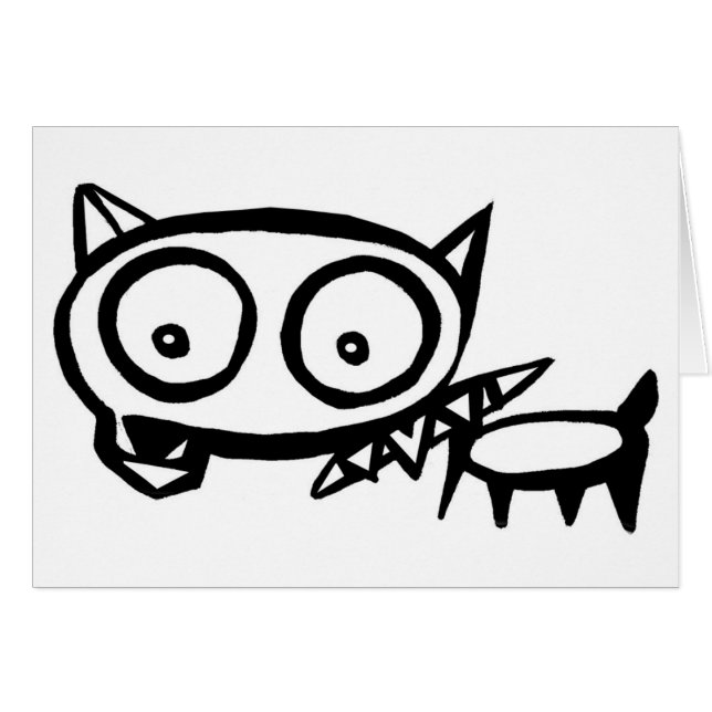 Chihuahua Hälsningskort (Framsidan Horizontal)