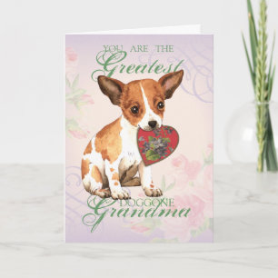 Chihuahua Heart Grandma Kort