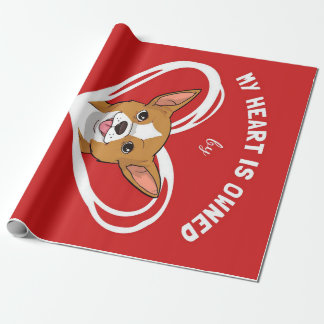 Chihuahua Heart_Hund älskare Presentpapper