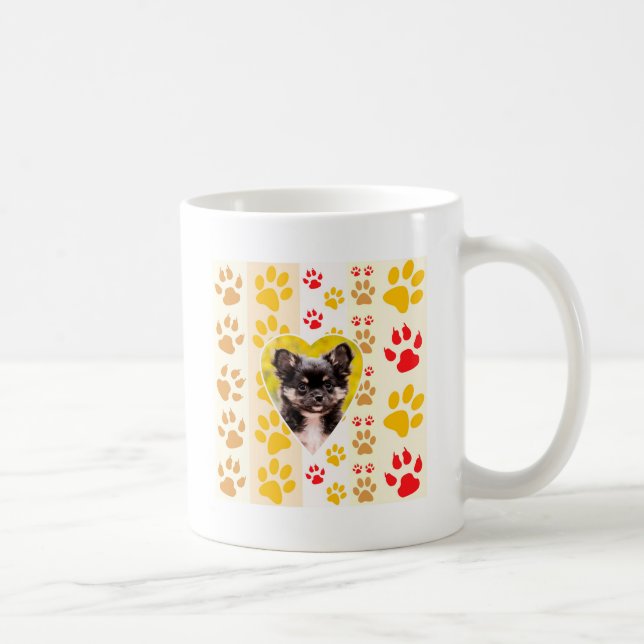 Chihuahua Heart Tass avtryck Kaffemugg (Höger)
