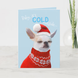 Chihuahua Helgdag Card Helgkort