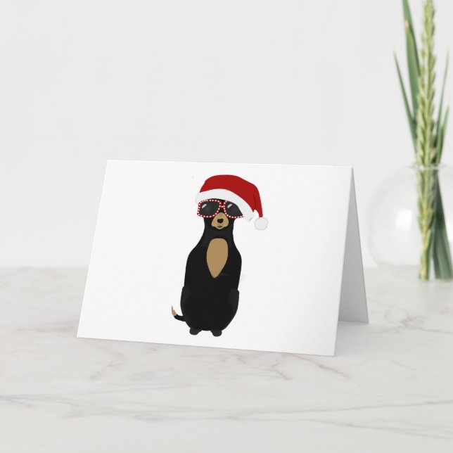 Chihuahua Helgdag Card Tack Kort (Framsida)