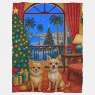 Chihuahua Holiday Card Fleecefilt