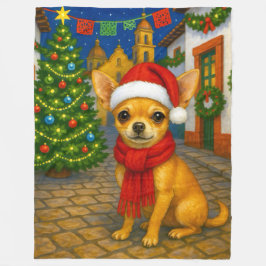 Chihuahua Holiday Fleecefilt