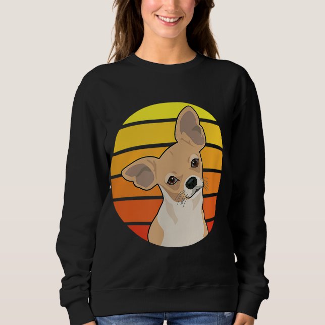 Chihuahua Hund älskare Gift T Shirt (Framsida)