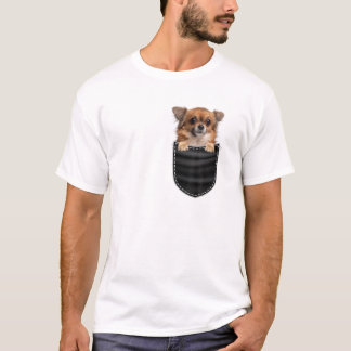Chihuahua Hund älskare Small Breed - Hund Pocket D T Shirt