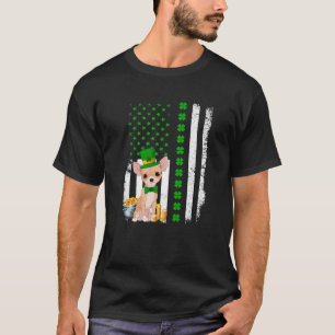 Chihuahua Hund älskare St patrick's day Puppy Cost T Shirt
