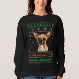 Chihuahua Hund älskare Ugly jul Sweater Julafton T Shirt