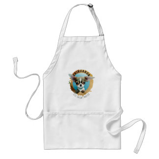 Chihuahua hund apron förkläde