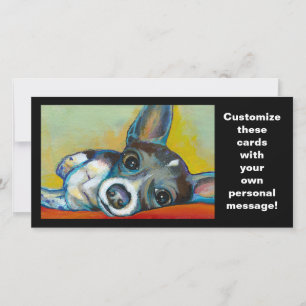 Chihuahua hund art - den berömvärda roligten portr