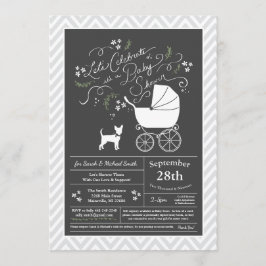 Chihuahua Hund Baby Shower Gender Neutral Inbjudningar