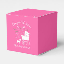Chihuahua Hund Baby Shower Rosa Girl Presentaskar