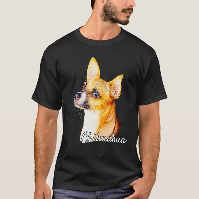 Chihuahua Hund - Cute Chihuahua Puppy Owner T Shirt (Framsida)