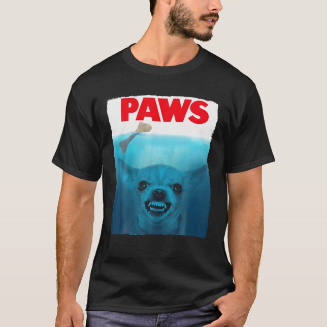 Chihuahua Hund Cute Movie Poster Pet Funny T Shirt (Framsida)
