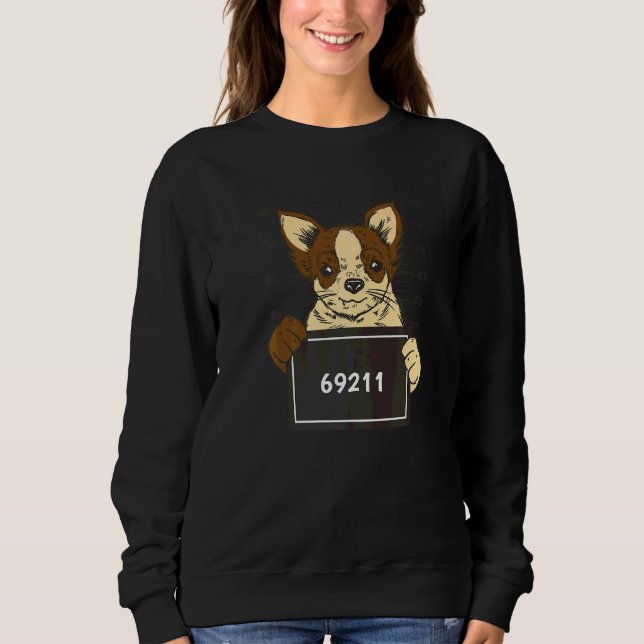 Chihuahua Hund Djur T Shirt (Framsida)
