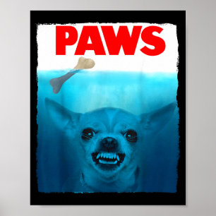 Chihuahua hund fötter söt filmplansch husdjur roli poster