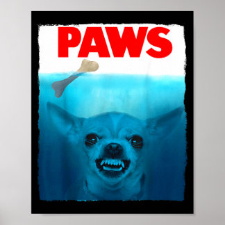 Chihuahua hund fötter söt filmplansch husdjur roli poster