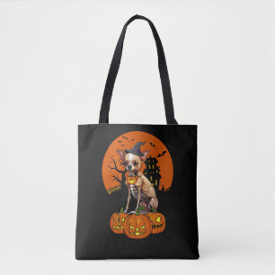 Chihuahua Hund Halloween Tygkasse