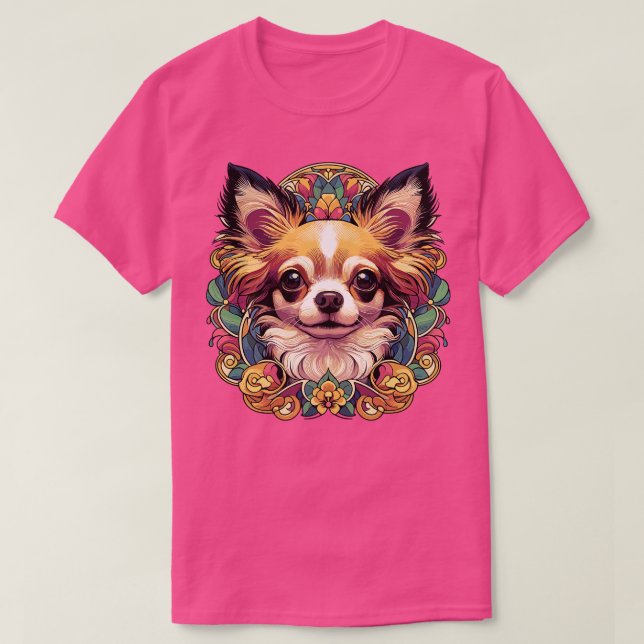 Chihuahua Hund Hundälskares Design T Shirt (Design framsida)