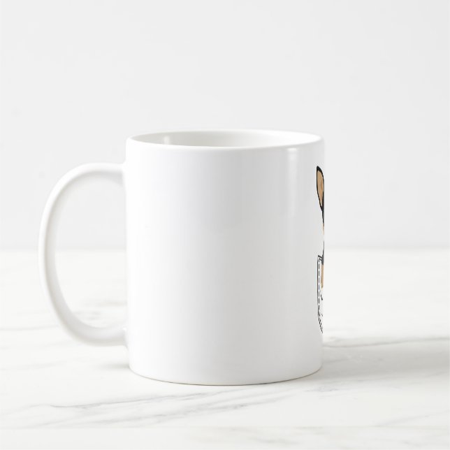 Chihuahua Hund i Pocket Kaffemugg (Vänster)