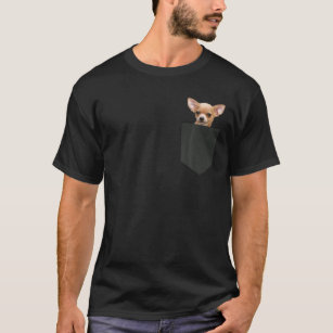 Chihuahua-Hund i Pocket T Shirt